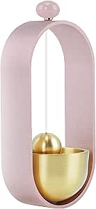 Shopkeepers Bell for Door Opening, Door Chime for Business when Entering, Entrance Hanging Doorbell Decoration and Business Decorations, Door Bell when Dog, Cat Go Outside - Creative Gift (Pink)