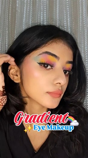 Gradient eye makeup tutorial ✨️