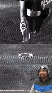 Trepanning on a CNC Mill #cncsoftware #industrialmachinery #automobile #machinetools #cncmill