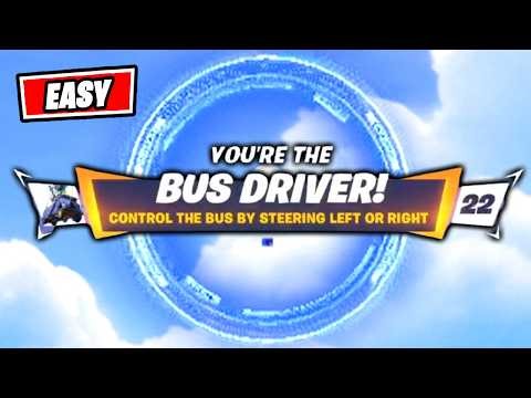 How to EASILY Drive The Battle Bus in Fortnite!!