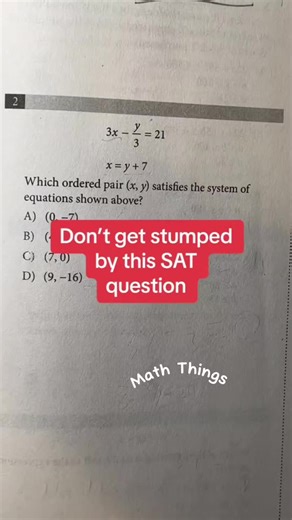 1.9K views · 19 reactions | Don't get stumped by this SAT (PART 1)...