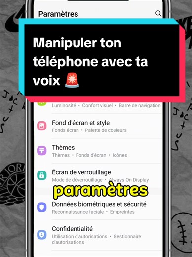 Voici comment manipuler ton téléphone avec ta voix 🚨👉📱#astucetiktok #astuce #android #fyp #pourtoi