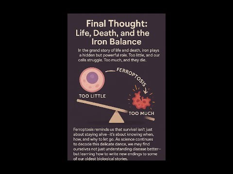 Ferroptosis: A Deadly Spark from Iron Within (Normal speed)