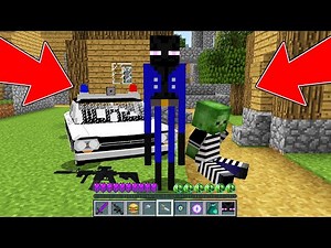 ENDERMAN POLICE VS 1000000 ZOMBIE IN MINECRAFT! ENDERMAN LIFE 1 MINECRAFT