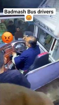 Bus driver ka license Cancel ❌ hona chiye 😡✊ #rehmanstep1 #minivlog