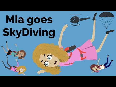 Mia goes SkyDiving