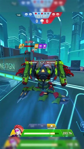 POV: You're Unstoppable in Hangar! ⚡ #DynaMechArena #mecharena