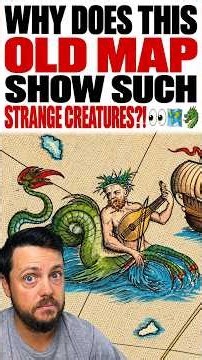 Why Does This OLD MAP Show Such STRANGE Creatures?! 👀🗺️🐉
