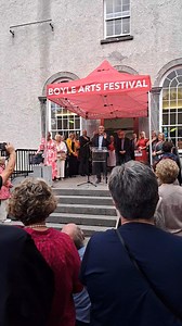 33K views · 232 reactions | 'First sub' but what a first sub! Former RTE news anchor and presenter Brian Dobson officially opening Boyle Arts Festival amid the beautiful backdrop of King House. Tickets remain on sale in the festival box office in The Courthouse, #Boyle. The Arts Council / An Chomhairle Ealaíon Roscommon Herald Roscommon People BoyleToday Boyle Tidy Towns Boyle Family Resource Centre | Roscommon County Council | Facebook