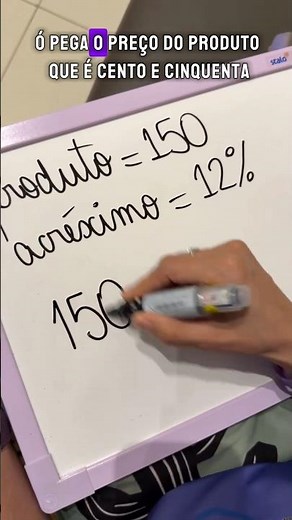 PORCENTAGEM ACRÉSCIMO