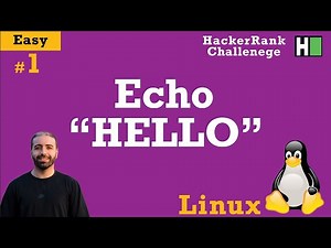 1. Echo "HELLO" - Full Linux Tutorial