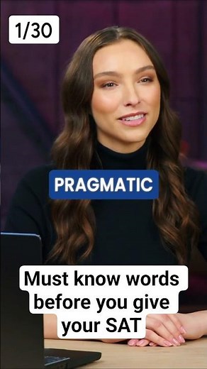 SAT Vocabulary You NEED to Know: 'Pragmatic' Explained! #sat #satvocabulary