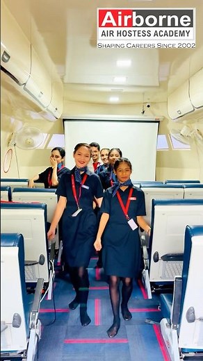 From Ordinary to Extraordinary – Become a Trained Air Hostess with Airborne AirHostess Academy✈️