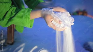 salt treatment. Breath salt inhalation