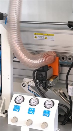 The Blue Elephant E-70JDS edge banding machine with pre-miiling and tracking. #edgebander #edgebandingmachine #nestingcnc #furnituredesign ☎Shipped worldwide, please feel free to contact us: https://www.elephant-cnc.com/ Whatsapp/mobile: 189 5418 4717 | Blue Elephant CNC Router | Facebook