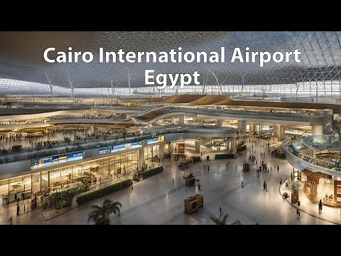 walking Tour of Cairo International Airport - Egypt Airports - Cairo,Egypt
