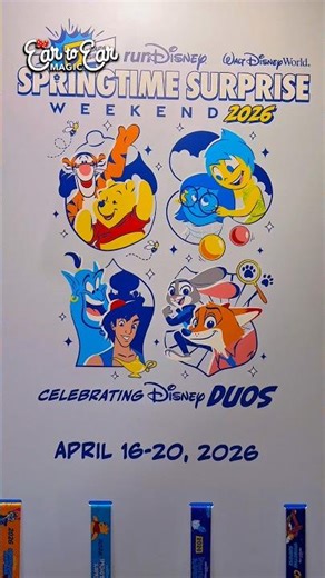 #runDisney Springtime Surprise Race Medals
