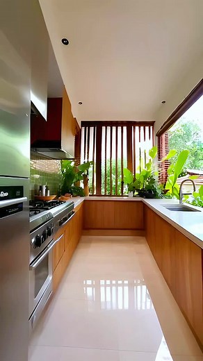 inspirasi desain dapur minimalis #shorts #rumahidaman #dapurestetik #interiordesign #dapurminimalis