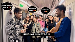 353K views · 21K reactions | Randomly Singing In Metro In Front Of Cute Girls | Hindi Songs Mashup | Epic Reactions| Jhopdi K Pranks | Jhopdi K Pranks | Facebook