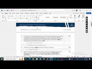 Word Module 1 SAM Project 1a | Shelly Cashman Word 365/2021 | Financial Aid Workshops #cengage