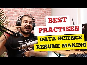 Best Practises Of Data Science Resume Making
