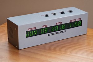 A Back to the Future Clock @Raspberry_Pi #PiDay #RaspberryPi