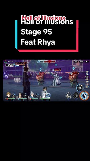 Hall of Illusions Stage 95 Feat Rhya - Lineup to fast clear Kaito #blackclovergame #blackcloveredit #blackclovermobile #blackclovergame #blackclovermobileguide #hallofillusionsguide #fyp #fypシ
