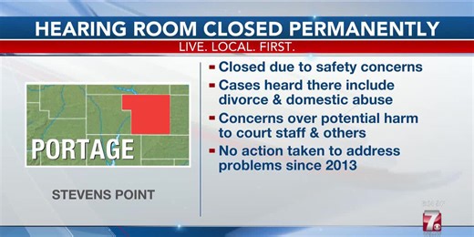Hearing room at Portage Co. Courthouse closed due to safety concerns
