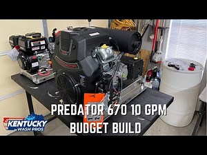 Predator 670 10 GPM Pressure Washer Budget Build.