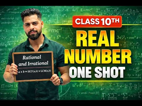 Real Number ONE SHOT🔥|| Class 10th Maths Chapter 1|| Complete Chapter || By Vishal Verma