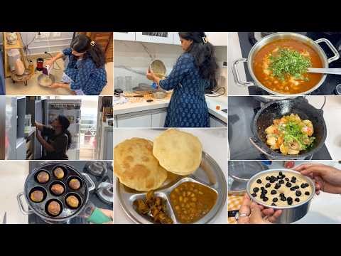 5 Yummiest No Onion No Garlic Recipes | Full Day Cleaning Cooking Baking | Perfect Bhatura recipe |