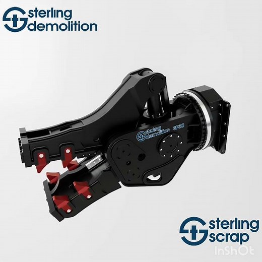 Unmatched Strength: Sterling Excavator Attachments for Demolition & Scrap #demolition #scrap