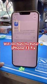 iPhone 13 WiFi Not Turning On 😱 100% Fix 🔥