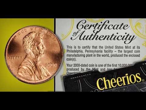 Coin Highlight: 2000 United States Cheerios Lincoln Cent | Hidden Numismatist