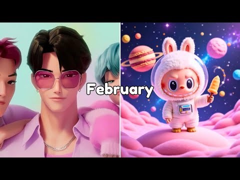 🎉Choose Your Birthday Month and See Your Cute Labubu Doll & K-Pop Demon Hunter Character ✨😍
