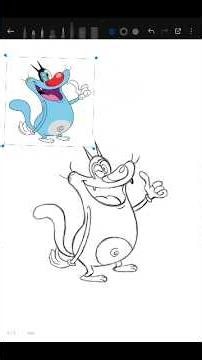 oggy Sketch ✏ 🤪 #shorts #oggy #art
