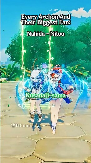 Genshin Impact Archons' and Their Biggest Fan