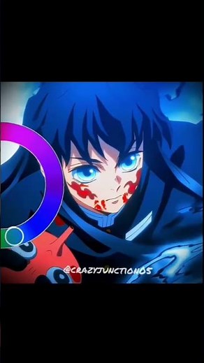 colour wheel trend with demon slayer characters #trending #wheel #colors #demonslayer