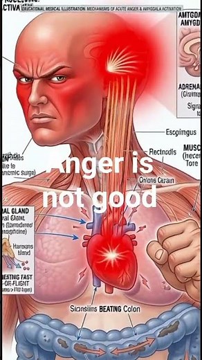 What happens when you are angry#Anger#HumanBody #HealthEducation #HumanAnatomy #MentalHealth #IjeTv