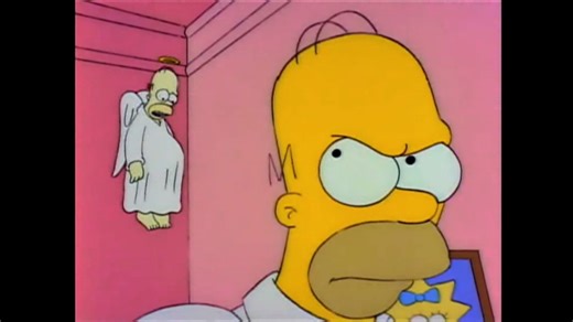 'Your conscience!? Lisa, don't let that pushy little weenie tell you what to do!' - Homer, that's a terrible thing to say. 'Aw, shut up!' - Yes, sir... (S4 E15 - 'I Love Lisa') | The Simpsons & Futurama Best Moments