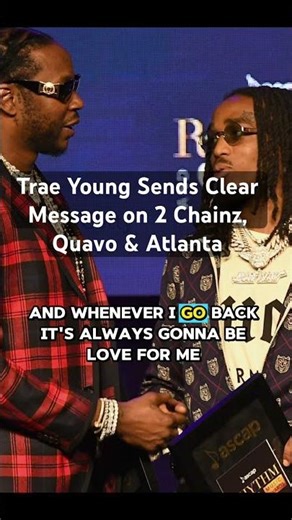 Exclusive: @2Chainz & @quavohuncho5077 get strong message from @TraeYoung. #hiphop #atlanta #atl