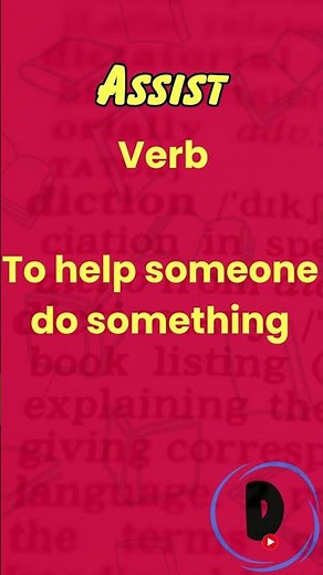 Assist Word Meaning | English Vocabulary for Beginners & ESL