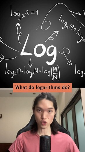 517K views · 7.3K reactions | What do logarithms do? | Teacher Isaac | Facebook