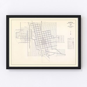 Spearfish Map 1969, Vintage Spearfish Map, Old Spearfish South Dakota Art, Wall Art Gift for Spearfish History Lovers Retro Decor - Etsy