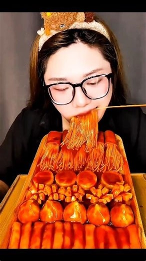 Spicy Noodles ASMR Eating Chinese Food No Talking #shorts #mukbang #asmr #chinesefood #spicyfood
