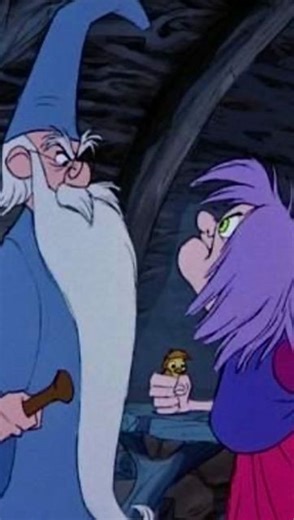 @midnight_hags | The Sword in the Stone (1963) Mim and Merlin have a wizard’s duel to settle their differences. Mad Madam Mim voiced by Martha Wentworth... | Instagram