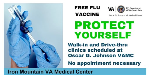 Oscar G. Johnson VAMC offers flu shots to vets across the UP