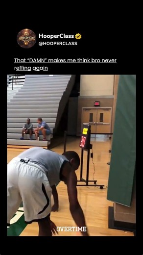 That “DAMN” makes me think bro never reffing again 😭