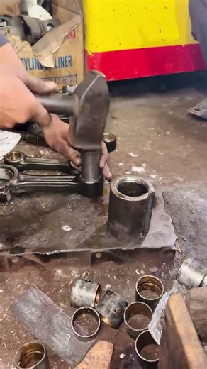 Connecting rod bush resizing #fypシ゚viral #viralvideo #trending #tiktok #fyp #mech
