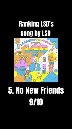 Ranking LSD’s song by LSD